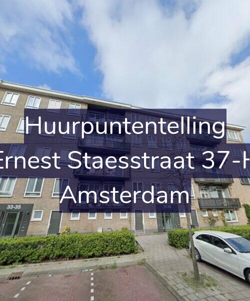 Foto gevel Huurpuntentelling voor Ernest Staesstraat 37-H, Amsterdam