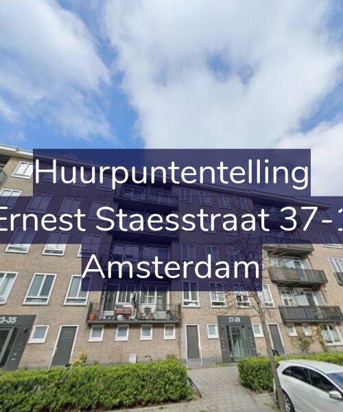 Foto gevel Huurpuntentelling voor Ernest Staesstraat 37-1, Amsterdam