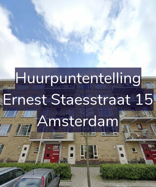 Foto gevel Huurpuntentelling voor Ernest Staesstraat 15, Amsterdam