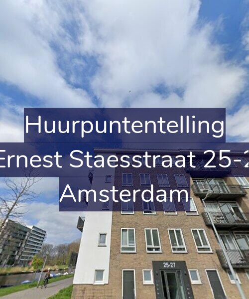 Foto gevel Huurpuntentelling voor Ernest Staesstraat 25-2, Amsterdam