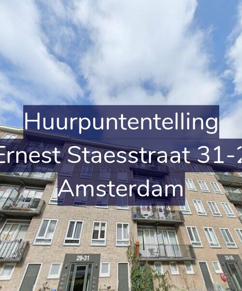 Foto gevel Huurpuntentelling voor Ernest Staesstraat 31-2, Amsterdam