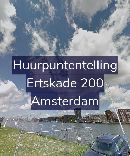 Foto gevel Huurpuntentelling voor Ertskade 200, Amsterdam