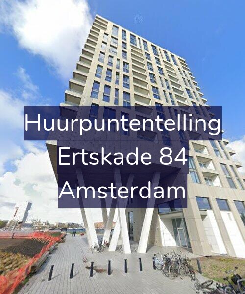 Foto gevel Huurpuntentelling voor Ertskade 84, Amsterdam