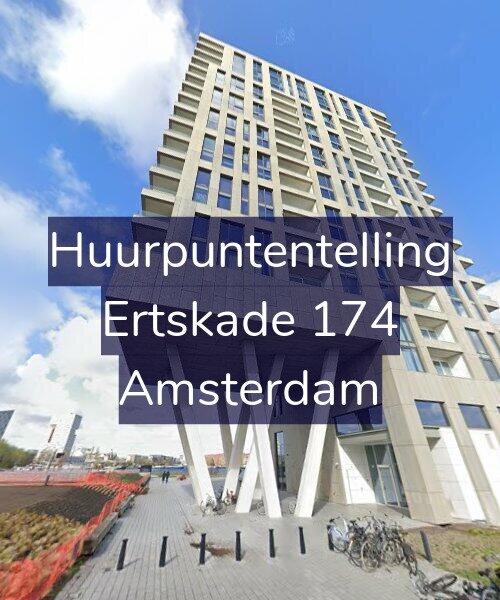Foto gevel Huurpuntentelling voor Ertskade 174, Amsterdam