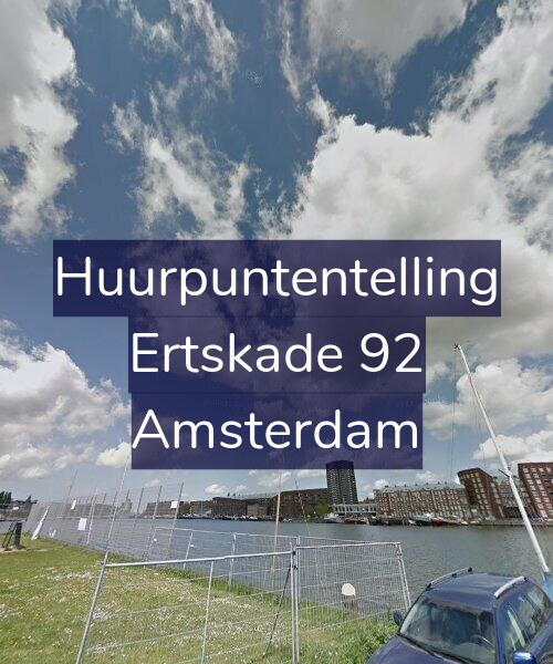Foto gevel Huurpuntentelling voor Ertskade 92, Amsterdam