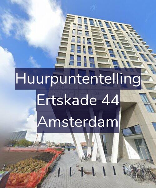 Foto gevel Huurpuntentelling voor Ertskade 44, Amsterdam
