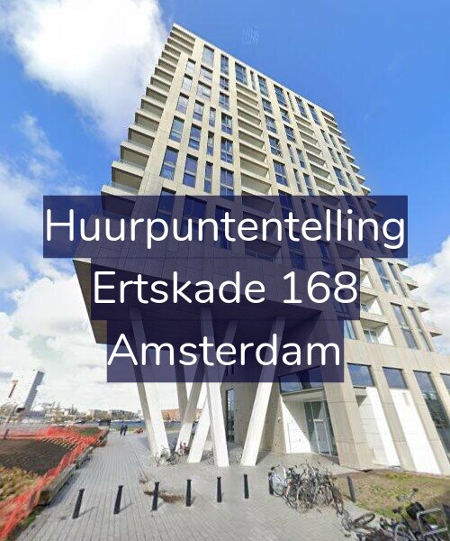 Foto gevel Huurpuntentelling voor Ertskade 168, Amsterdam