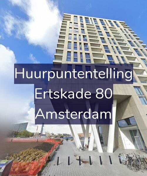 Foto gevel Huurpuntentelling voor Ertskade 80, Amsterdam