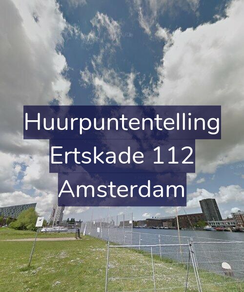 Foto gevel Huurpuntentelling voor Ertskade 112, Amsterdam