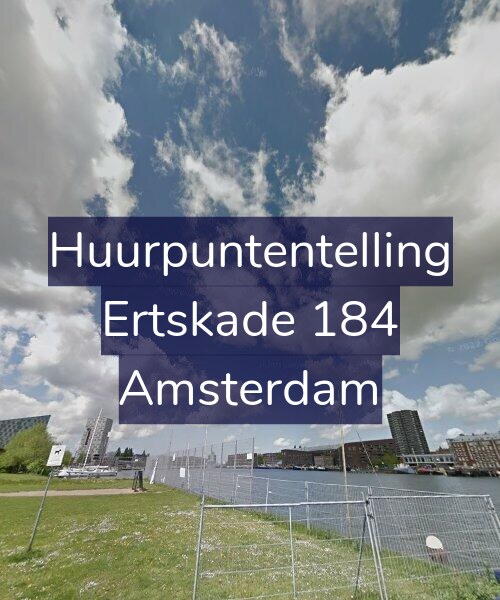 Foto gevel Huurpuntentelling voor Ertskade 184, Amsterdam