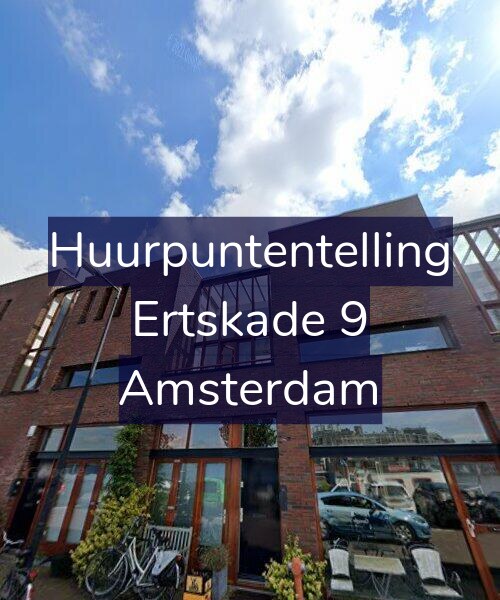 Foto gevel Huurpuntentelling voor Ertskade 9, Amsterdam