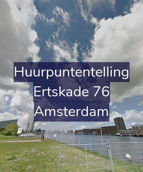 Foto gevel Huurpuntentelling voor Ertskade 76, Amsterdam