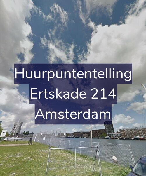 Foto gevel Huurpuntentelling voor Ertskade 214, Amsterdam