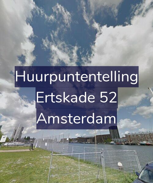 Foto gevel Huurpuntentelling voor Ertskade 52, Amsterdam