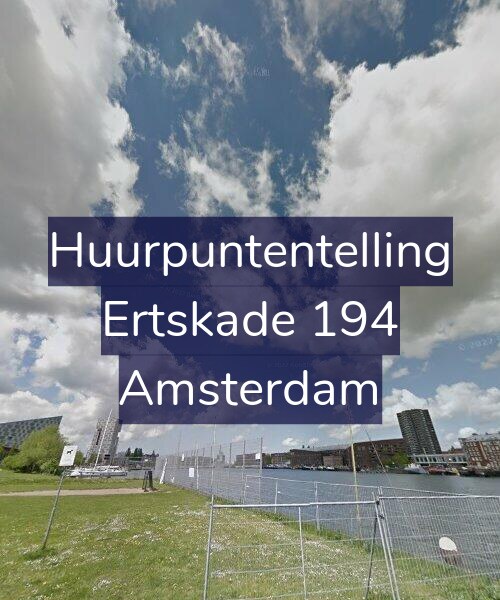 Foto gevel Huurpuntentelling voor Ertskade 194, Amsterdam