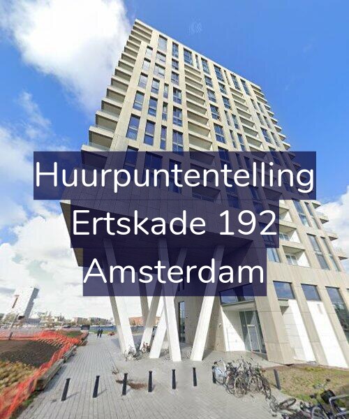 Foto gevel Huurpuntentelling voor Ertskade 192, Amsterdam