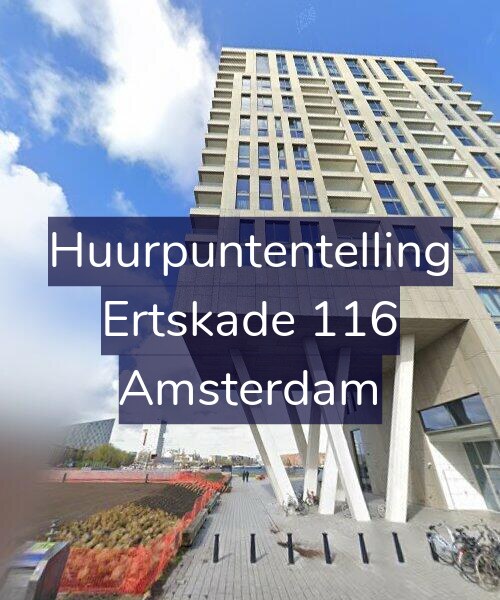 Foto gevel Huurpuntentelling voor Ertskade 116, Amsterdam