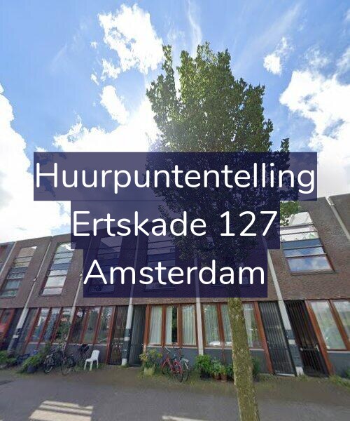 Foto gevel Huurpuntentelling voor Ertskade 127, Amsterdam