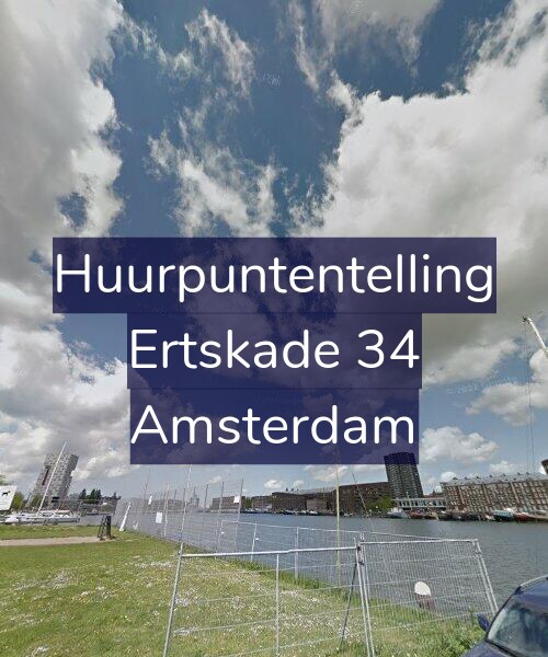 Foto gevel Huurpuntentelling voor Ertskade 34, Amsterdam