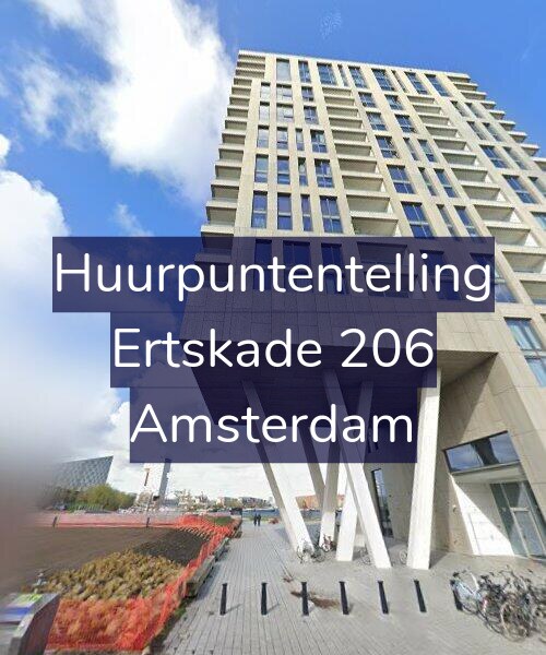 Foto gevel Huurpuntentelling voor Ertskade 206, Amsterdam