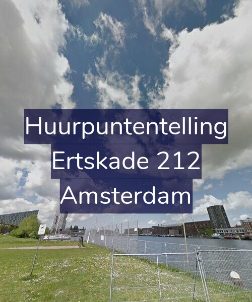 Foto gevel Huurpuntentelling voor Ertskade 212, Amsterdam