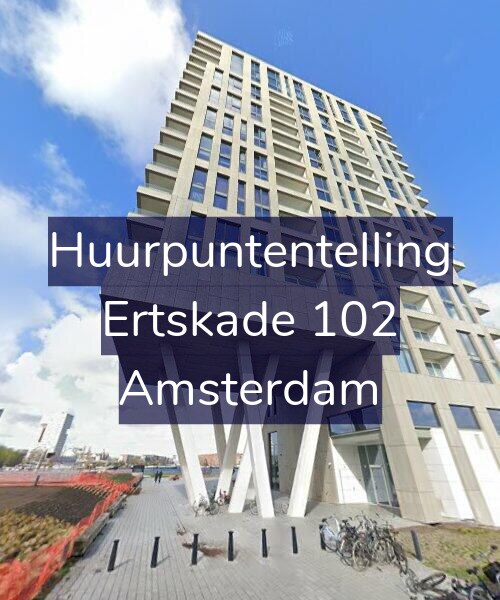 Foto gevel Huurpuntentelling voor Ertskade 102, Amsterdam
