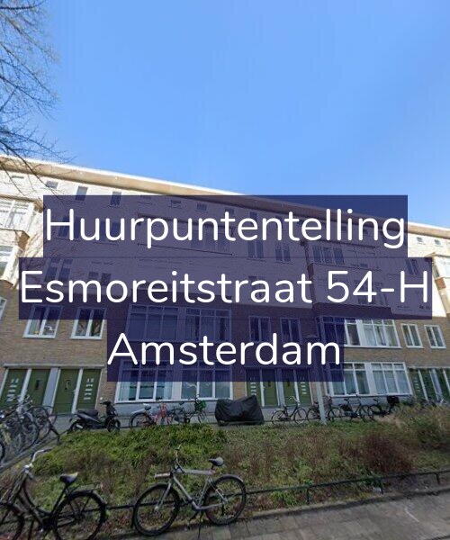 Foto gevel Huurpuntentelling voor Esmoreitstraat 54-H, Amsterdam