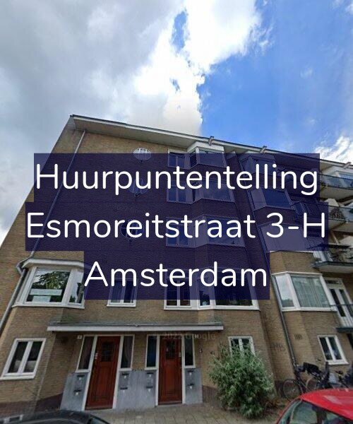 Foto gevel Huurpuntentelling voor Esmoreitstraat 3-H, Amsterdam