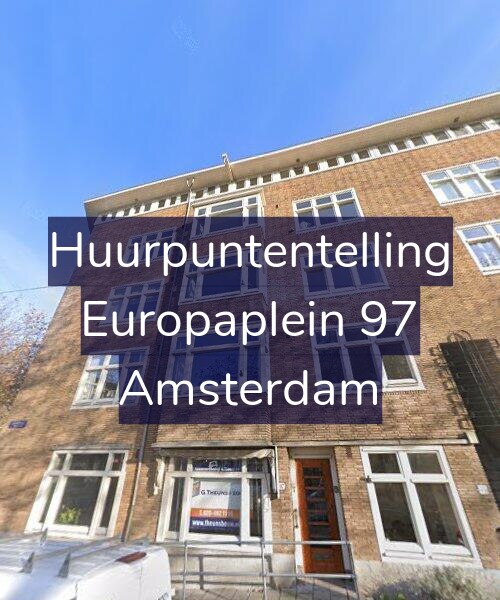 Foto gevel Huurpuntentelling voor Europaplein 97, Amsterdam