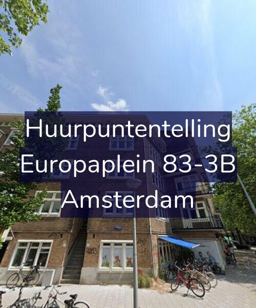 Foto gevel Huurpuntentelling voor Europaplein 83-3B, Amsterdam