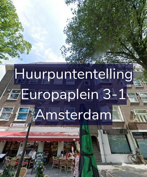Foto gevel Huurpuntentelling voor Europaplein 3-1, Amsterdam