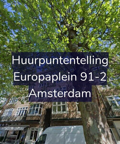 Foto gevel Huurpuntentelling voor Europaplein 91-2, Amsterdam