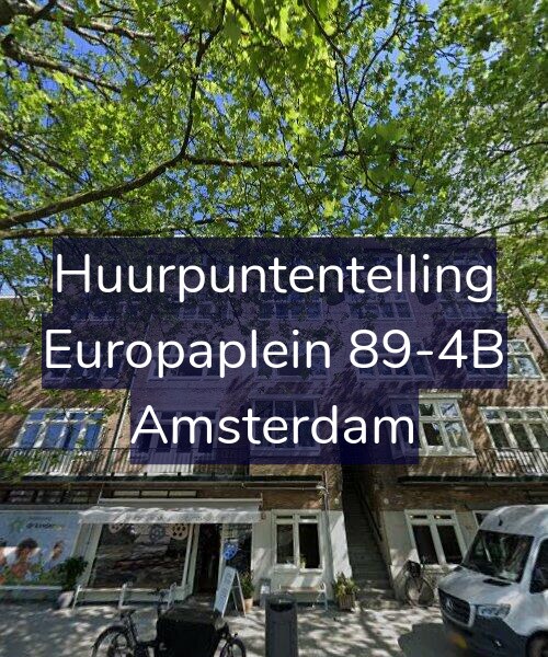Foto gevel Huurpuntentelling voor Europaplein 89-4B, Amsterdam