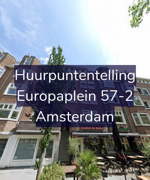 Foto gevel Huurpuntentelling voor Europaplein 57-2, Amsterdam