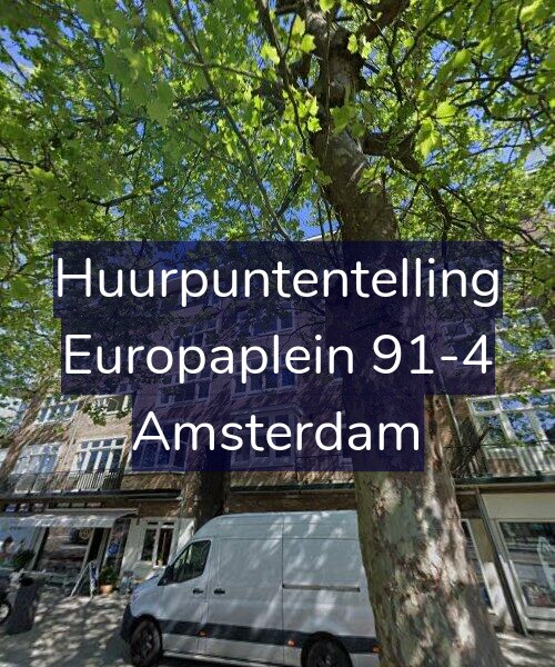 Foto gevel Huurpuntentelling voor Europaplein 91-4, Amsterdam