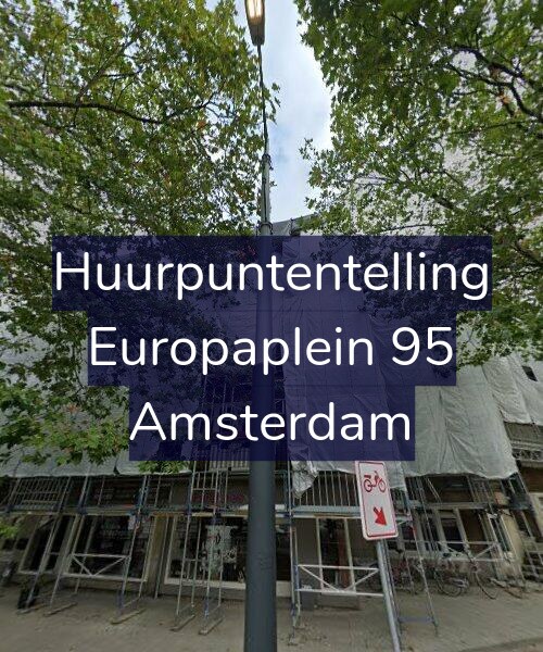 Foto gevel Huurpuntentelling voor Europaplein 95, Amsterdam