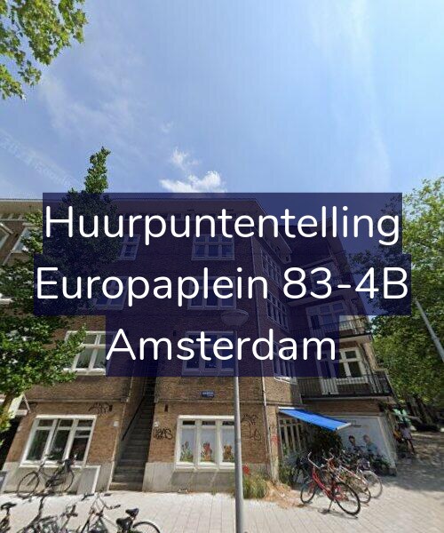 Foto gevel Huurpuntentelling voor Europaplein 83-4B, Amsterdam