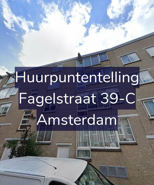 Foto gevel Huurpuntentelling voor Fagelstraat 39-C, Amsterdam