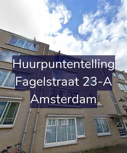 Foto gevel Huurpuntentelling voor Fagelstraat 23-A, Amsterdam