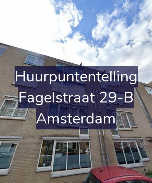 Foto gevel Huurpuntentelling voor Fagelstraat 29-B, Amsterdam