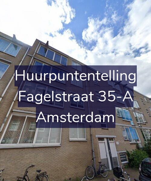Foto gevel Huurpuntentelling voor Fagelstraat 35-A, Amsterdam