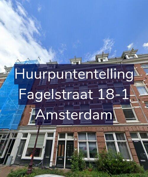 Foto gevel Huurpuntentelling voor Fagelstraat 18-1, Amsterdam