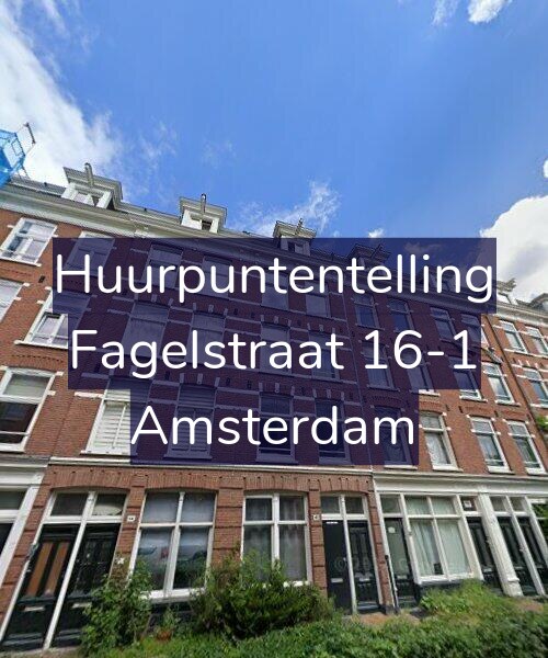 Foto gevel Huurpuntentelling voor Fagelstraat 16-1, Amsterdam