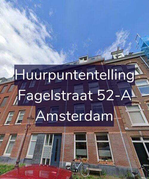Foto gevel Huurpuntentelling voor Fagelstraat 52-A, Amsterdam
