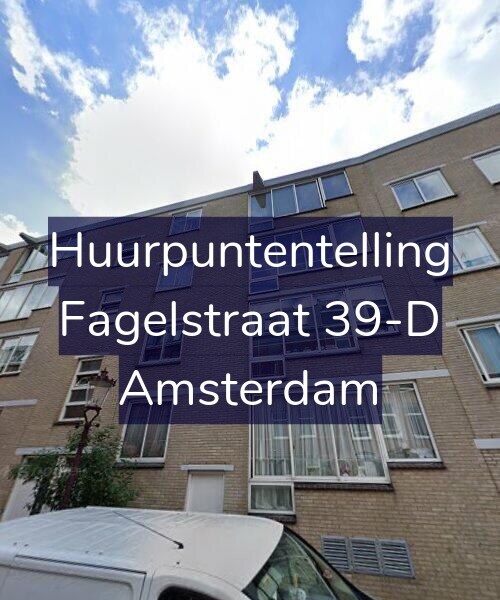 Foto gevel Huurpuntentelling voor Fagelstraat 39-D, Amsterdam