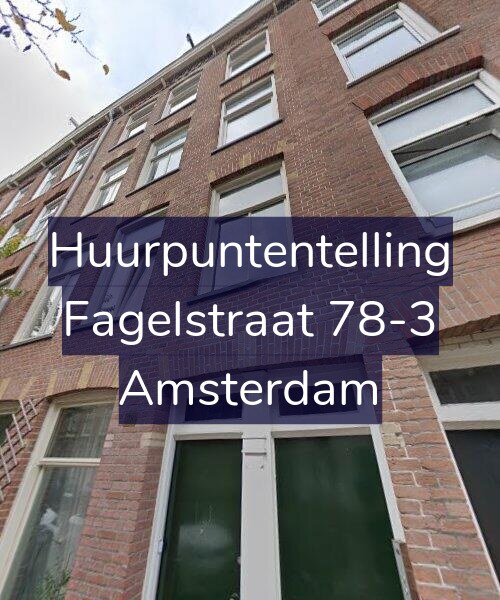 Foto gevel Huurpuntentelling voor Fagelstraat 78-3, Amsterdam