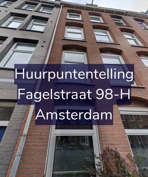 Foto gevel Huurpuntentelling voor Fagelstraat 98-H, Amsterdam