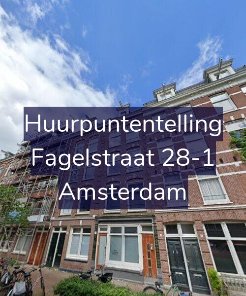 Foto gevel Huurpuntentelling voor Fagelstraat 28-1, Amsterdam
