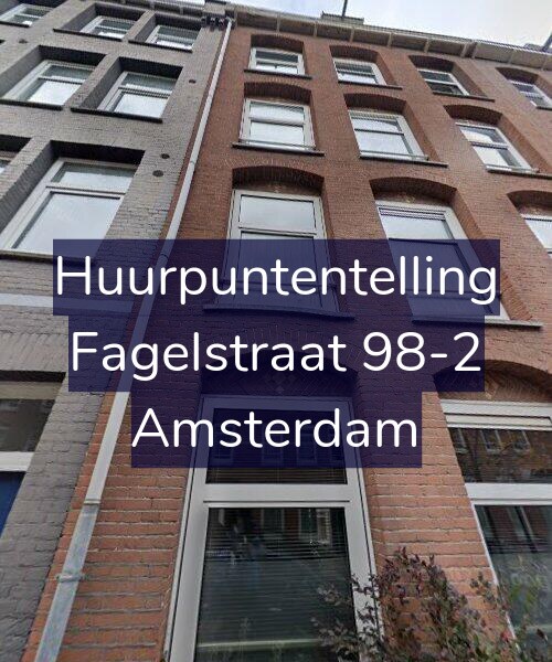 Foto gevel Huurpuntentelling voor Fagelstraat 98-2, Amsterdam