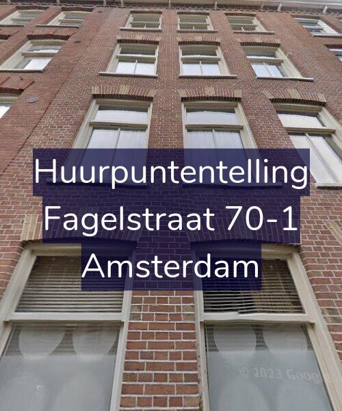 Foto gevel Huurpuntentelling voor Fagelstraat 70-1, Amsterdam
